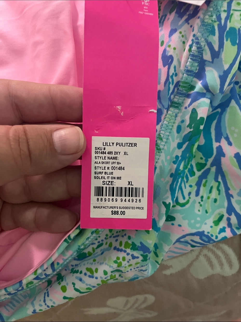 Lilly Pulitzer Luxletic Alia Athletic Skort - Picture 5 of 5